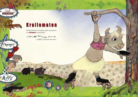 Kinderbuch Illustrationen Ich wollt' ich hätt' Tigertatzen01