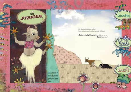 Kinderbuch Illustrationen Ich wollt' ich hätt' Tigertatzen02