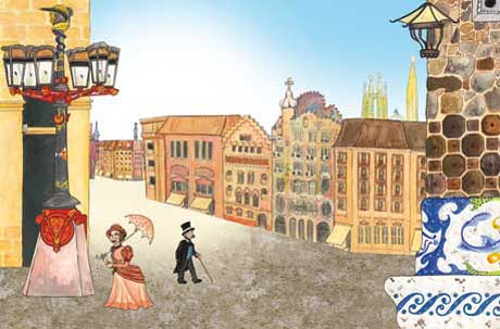 Kinderbuch Illustrationen Antonio Gaudi01